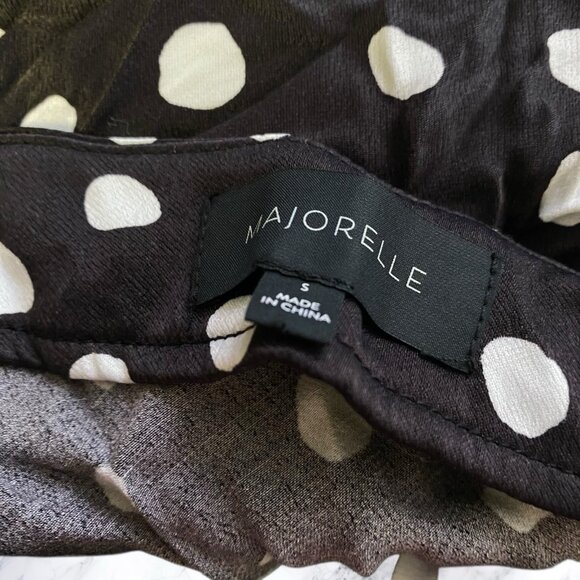 MAJORELLE Fiammetta Maxi Skirt Black & White Dot - Picture 5 of 12